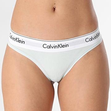 Calvin Klein - Tanga para mujer F3786E Verde menta