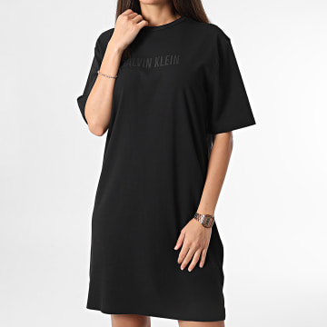 Calvin Klein - Vestido camisero de mujer QS7126E Negro
