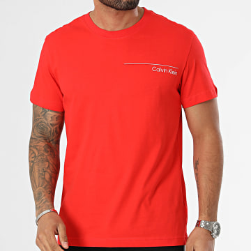 Calvin Klein - Camiseta KM0KM00964 Rojo