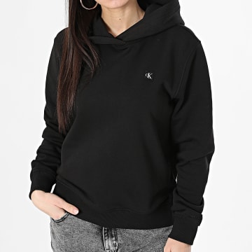 Calvin Klein - Sudadera con capucha para mujer 3227 Negro