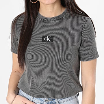 Calvin Klein - Camiseta mujer 3092 Gris antracita