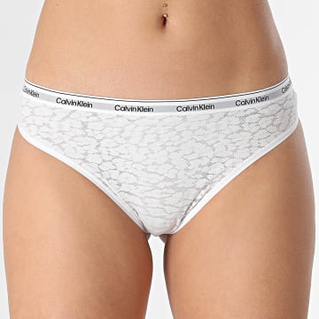 Calvin Klein - Slip brasiliano da donna QD5233E Bianco