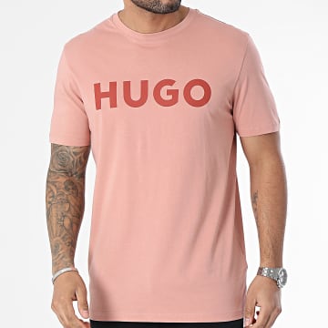 HUGO - Tee Shirt Dulivio 50467556 Saumon