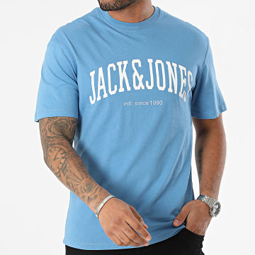  Jack And Jones - Tee Shirt Josh 6514 Bleu
