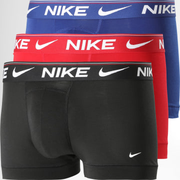  Nike - Lot De 3 Boxers Dri-Fit Ultra Comfort KE1256 Noir Rouge Bleu Roi