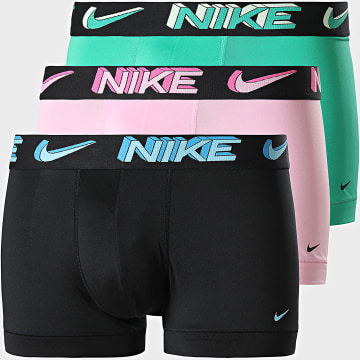  Nike - Lot De 3 Boxers Dri-Fit Essential Micro KE1156 Noir Rose Vert