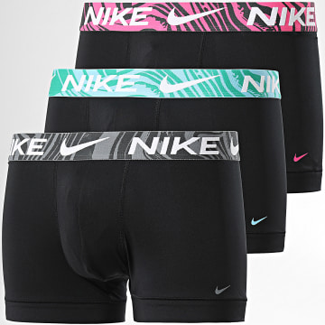  Nike - Lot De 3 Boxers Dri-Fit Essential Micro KE1156 Noir Gris Rose Vert