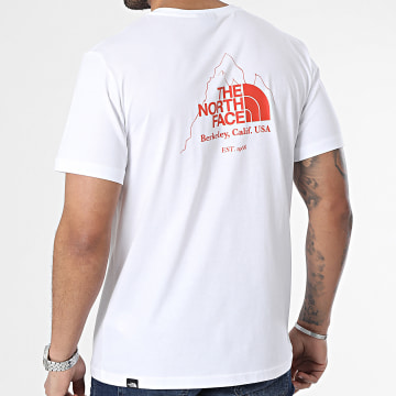  The North Face - Tee Shirt Biner Graphic 4 A894Z Blanc