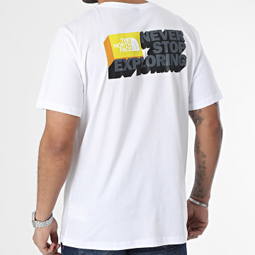  The North Face - Tee Shirt NSE Graphic A8953 Blanc