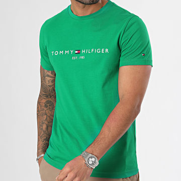 Tommy Hilfiger - Tee Shirt Logo 1797 Vert