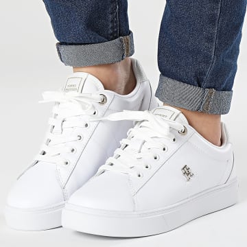 Tommy Hilfiger - Scarpe da ginnastica Essential Elevated Court 7685 White da donna