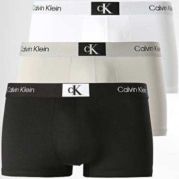 Calvin Klein - Juego De 3 NB3532A Negro Blanco Gris Boxer Briefs