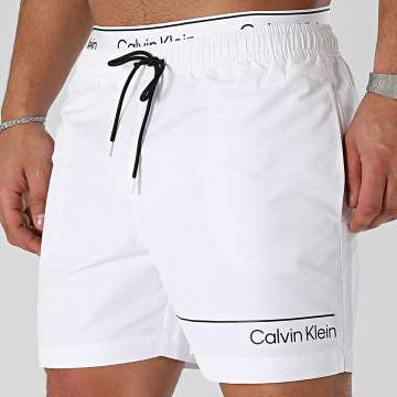 Calvin Klein - Pantaloncini da bagno Medium Double WB 0957 Bianco