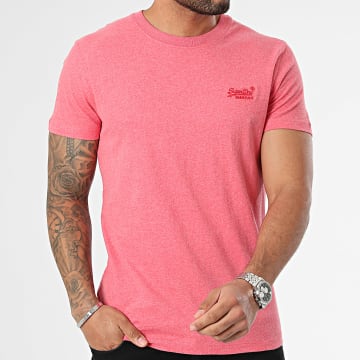 Superdry - Vintage Logo Tee M1011245A Rosa scuro Heather