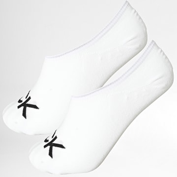 Calvin Klein - Lote de 2 pares de calcetines 701218716 Blanco