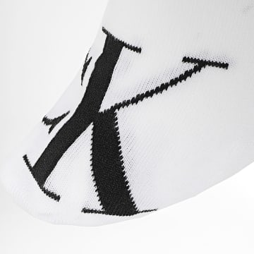 Calvin Klein - Lote de 2 pares de calcetines 701226660 Blanco Negro