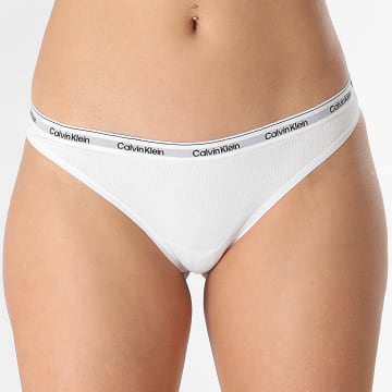 Calvin Klein - Tanga de mujer QD5043E Blanco
