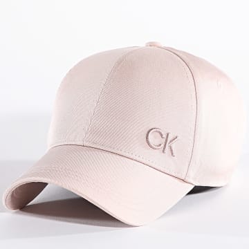 Calvin Klein - Gorra de algodón 2000 rosa