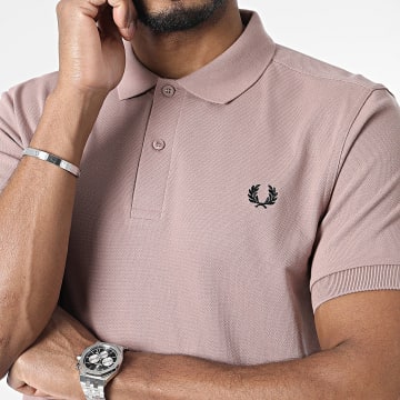  Fred Perry - Polo Manches Courtes Plain Fred Perry M6000 Rose