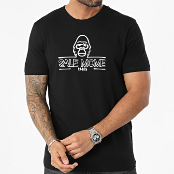 Sale Môme Paris - Tee Shirt Outline Graffiti Gorille Noir Blanc