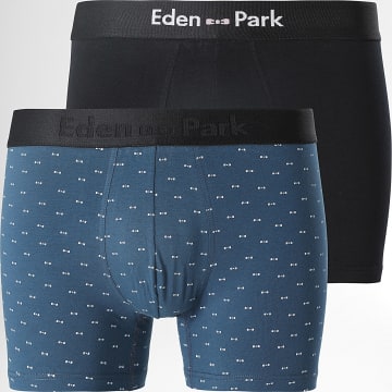 Eden Park - Juego de 2 calzoncillos bóxer azul marino EP1221E49P2