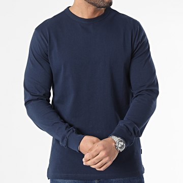 Tiffosi - Camiseta de manga larga Brecken 10050807 Azul marino