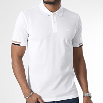  BOSS - Polo Manches Courtes Parlay 147 50467113 Blanc