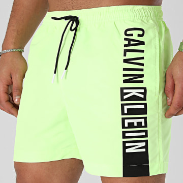 Calvin Klein - Traje de baño gráfico con cordón 0991 Verde lima