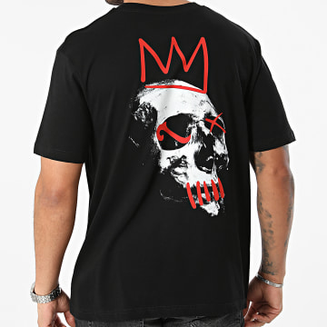 La Piraterie - Oversize Tee Shirt Neon Negro Rojo