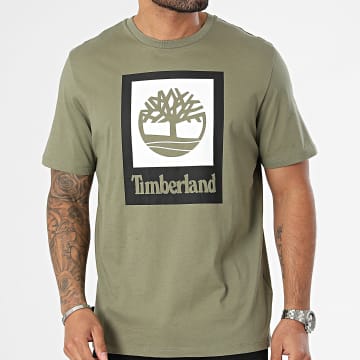 Timberland - Camiseta A5QS2 Caqui Verde