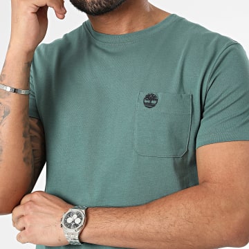 Timberland - Tee Shirt Poche A2CQY Vert Foncé