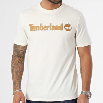 Timberland - Tee Shirt A5UPQ Blanc Beige