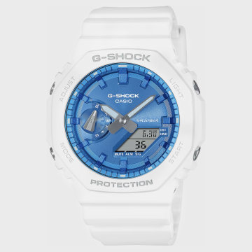 G-Shock - Reloj G-Shock GA-2100WS-7AER Blanco Azul