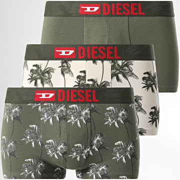 Diesel - Set di 3 boxer 00ST3V-0TIAG Verde Khaki Beige
