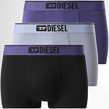 Diesel - Set di 3 boxer Damien 00ST3V-0GDAC nero viola azzurro