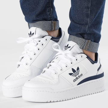 Adidas Originals - Baskets Femme Forum Bold J IF1172 Footwear White Night Indigo Bright Blue