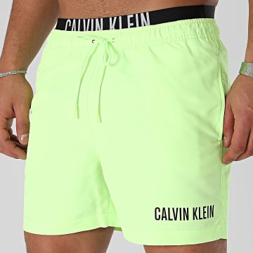 Calvin Klein - Short De Bain Medium Double WB 0992 Vert Lime