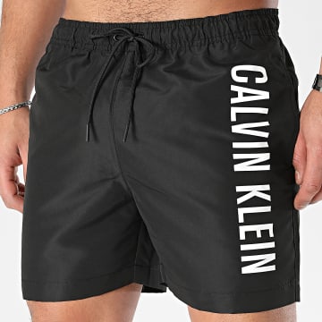Calvin Klein - Pantalones cortos de baño con cordón medianos 1004 Negro
