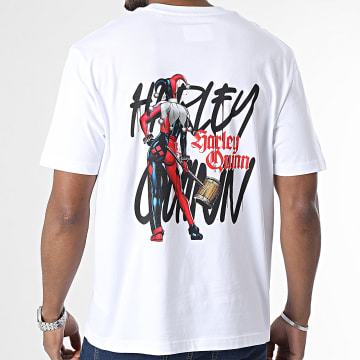 DC Comics - Harley Oversize Tee Shirt Large Blanco