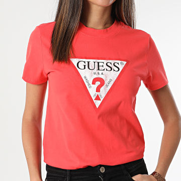 Guess - T-shirt donna W2BI69-K8FQ1 Rosso