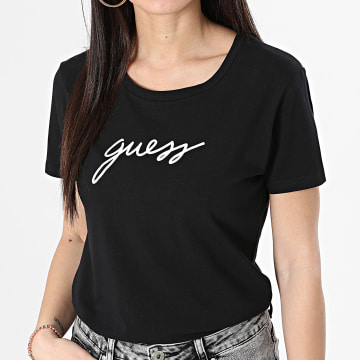 Guess - Camiseta mujer O4RM09-KBBU1 Negro