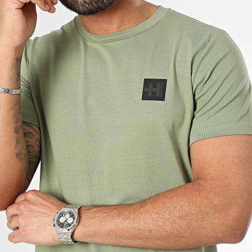 Helvetica - Camiseta Foster verde caqui