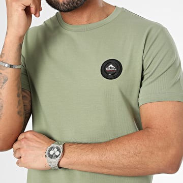 Helvetica - Tee Shirt Ajaccio Vert Kaki