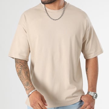 LBO - Camiseta oversize grande 3341 Beige claro