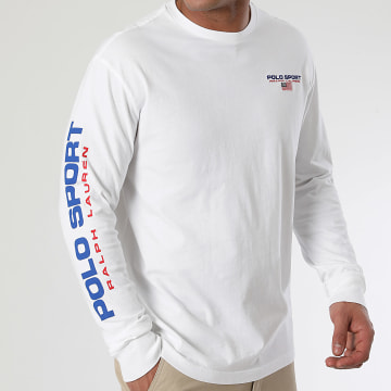 Polo Sport Ralph Lauren - Camiseta Manga Larga Sport Logo Blanco