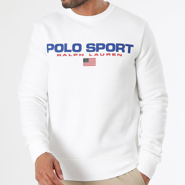 Polo Sport Ralph Lauren - Felpa girocollo Sport Logo Bianco