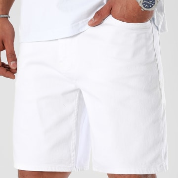 LBO - Short Jean Relaxed 3250 Blanc