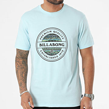  Billabong - Tee Shirt Rotor Fill Bleu Clair