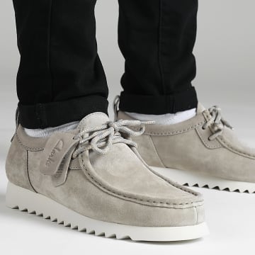  Clarks - Chaussures Wallabee Ftrelo Grey Suede