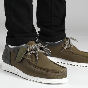  Clarks - Chaussures Wallabee Ftrelo Oive Combination